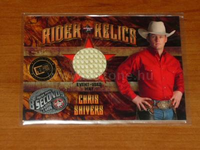 2009 Press Pass 8 SECONDS RIDER RELICS RELIC EVENT WORN COWBOY HAT 1.