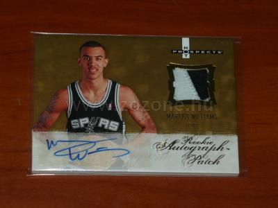 2007-08 Fleer Hot Prospects #599 JERSEY AUTO PATCH RC 1.